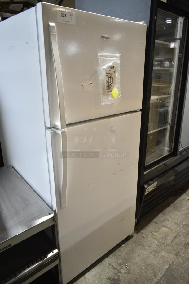 BRAND NEW SCRATCH AND DENT! Whirlpool WRT318FZDW Cooler w/ Freezer. 115 Volts, 1 Phase. Cannot Test Due To Missing Power Cord - Image 1 of 7