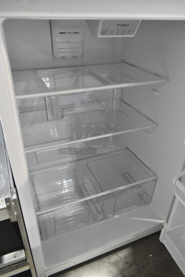 BRAND NEW SCRATCH AND DENT! Whirlpool WRT318FZDW Cooler w/ Freezer. 115 Volts, 1 Phase. Cannot Test Due To Missing Power Cord - Image 5 of 7