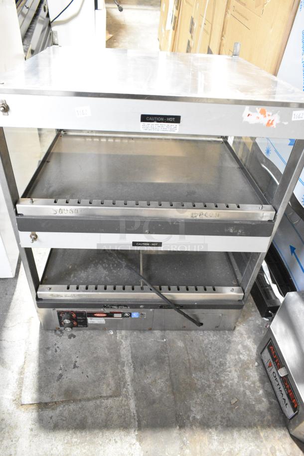 Hatco GRSDS-24D Stainless Steel Commercial Countertop 2 Tier Warming Display Case Merchandiser. 120 Volts, 1 Phase. Cannot Test - Image 5 of 8