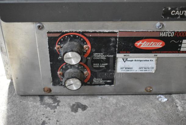 Hatco GRSDS-24D Stainless Steel Commercial Countertop 2 Tier Warming Display Case Merchandiser. 120 Volts, 1 Phase. Cannot Test - Image 7 of 8