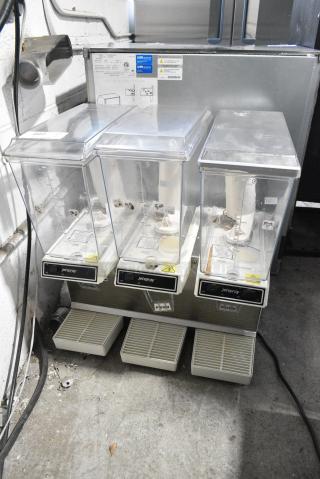 Cornelius JT30 Stainless Steel Commercial Countertop 3 Hopper Refrigerated Beverage Machine. 115 Volts, 1 Phase. Tested and Working!