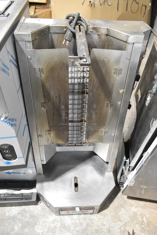 Autodoner G500 Stainless Steel Commercial Countertop Natural Gas Powered Gyro Machine. 45,000 BTU. - Image 1 of 5