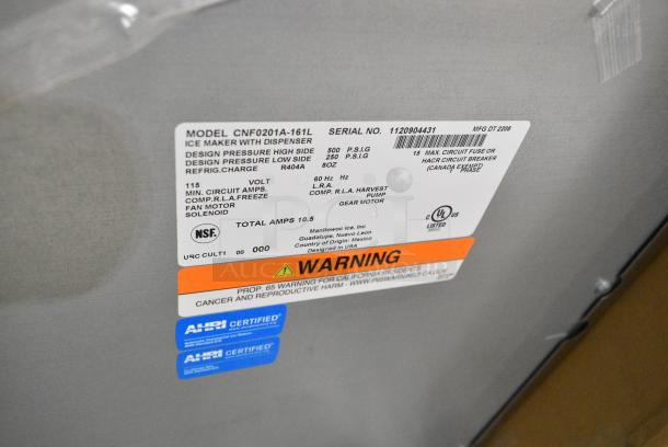BRAND NEW SCRATCH AND DENT! 2022 Manitowoc CNF0201A-161L Stainless Steel Commercial Countertop Ice Machine and Dispenser. 115 Volts, 1 Phase. - Image 4 of 4