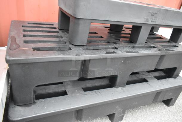 3 Black Poly Dunnage Racks. 3 Times Your Bid! - Image 3 of 4