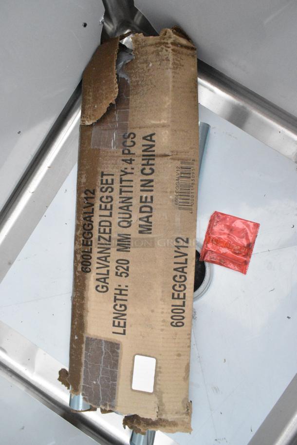 BRAND NEW SCRATCH AND DENT! Steelton 522CS12424 Stainless Steel Commercial Single Bay Sink. - Image 3 of 4