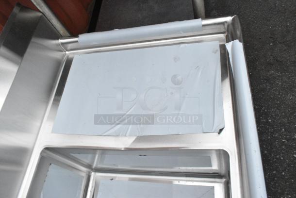BRAND NEW SCRATCH AND DENT! Regency 600S21824218 Stainless Steel 2 Bay Sink w/ Dual Drain Boards. No Legs. Bays 18x24x14. Drain Boards 16x25 - Image 4 of 5