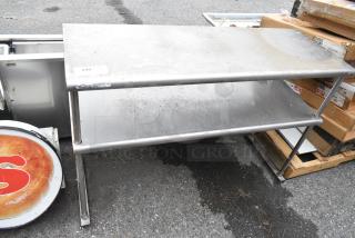 Stainless Steel 2 Tier Over Shelf.