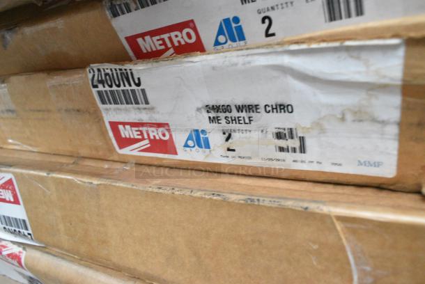 18 BRAND NEW SCRATCH AND DENT! Items Including 465ZB1824K54 Steelton 18" x 24" NSF Black Epoxy 4-Shelf Kit with 54" Posts, 600STR62KD Regency 62" Tubular Rack Wall Mounted Shelf, B361F, 460EC1860 Regency 18" x 60" Chrome 3-Sided Shelving Frame, 4612460NC Metro 2460NC Super Erecta Chrome Wire Shelf - 24" x 60", 2 Box 2460NC Metro 2460NC Super Erecta Chrome Wire Shelf - 24" x 60", 334MSB440 AvaWeigh MSB440 440 lb. / 200 kg. Eye-Level Mechanical Beam Physicians Scale with Height Rod, 460EC1848 SHELF 18X48 CHROME. 18 Times Your Bid! - Image 9 of 13