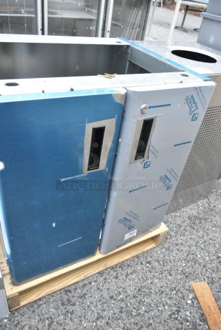 BRAND NEW SCRATCH AND DENT! Stainless Steel 2 Door Cabinet