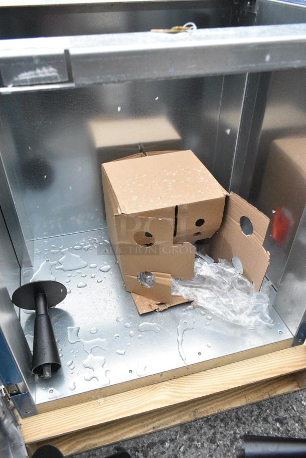 BRAND NEW SCRATCH AND DENT! Stainless Steel 2 Door Cabinet - Image 3 of 4