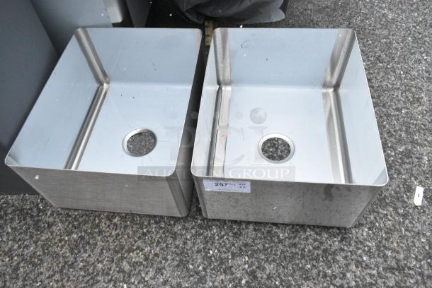 2 BRAND NEW SCRATCH AND DENT! Stainless Steel Drop In Bay. 2 Times Your Bid! - Image 1 of 3