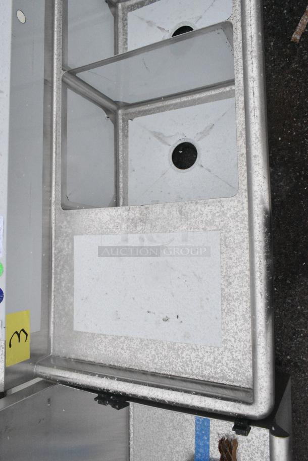 BRAND NEW SCRATCH AND DENT! Steelton 522CS31620LR Stainless Steel 3 Bay Sink w/ Dual Drain Boards. No Legs. Bays 16x20x12. Drain Boards 16x22 - Image 2 of 5