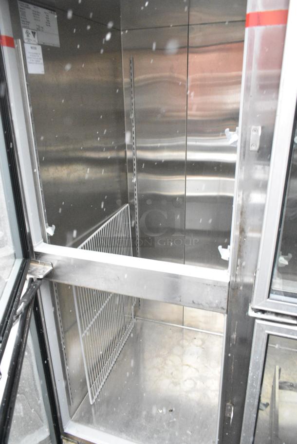 Master-Bilt Endura MNR806SSG/0 Stainless Steel Commercial 6 Half Size Door Reach In Cooler Merchandiser. Tested and Working! - Image 3 of 6