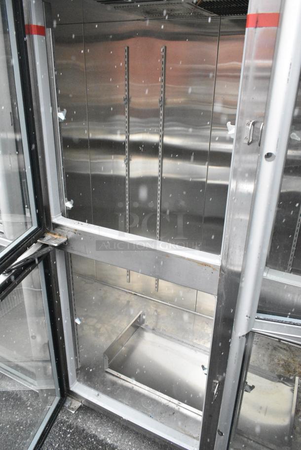 Master-Bilt Endura MNR806SSG/0 Stainless Steel Commercial 6 Half Size Door Reach In Cooler Merchandiser. Tested and Working! - Image 4 of 6