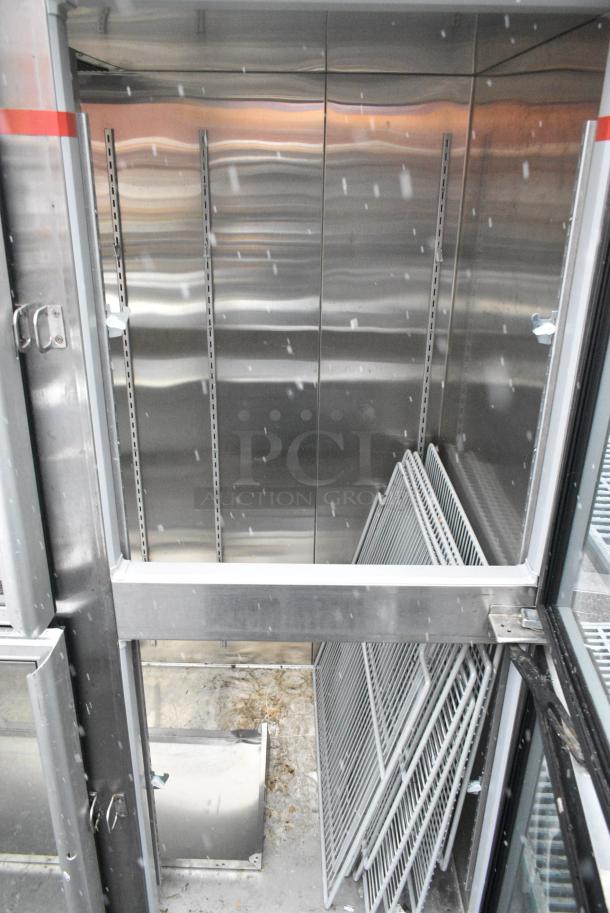Master-Bilt Endura MNR806SSG/0 Stainless Steel Commercial 6 Half Size Door Reach In Cooler Merchandiser. Tested and Working! - Image 5 of 6