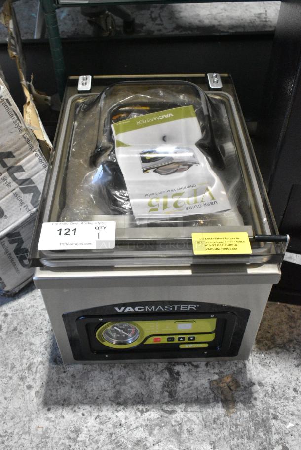 BRAND NEW SCRATCH AND DENT! VacMaster VP215 Stainless Steel Commercial Countertop Vacuum Sealer. 120 Volts, 1 Phase. Tested and Working! - Image 1 of 10