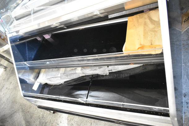 BRAND NEW SCRATCH AND DENT! Hussmann CR3-P-4-SH-RSS-R Metal Commercial Floor Style Grab N Go Cooler w/ Top Display Case Merchandiser. 120/208-240 Volts, 1 Phase. - Image 8 of 12