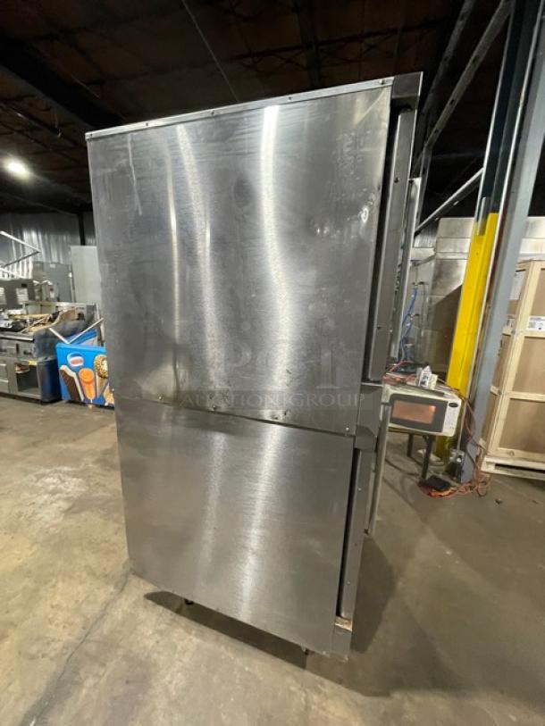 Sweet! Imperial Commercial Stainless Steel Natural Gas Powered Double Stacked Convection Oven! With Wire Oven Racks! On Casters! 2X Your Bid Makes One Unit! - Image 2 of 9