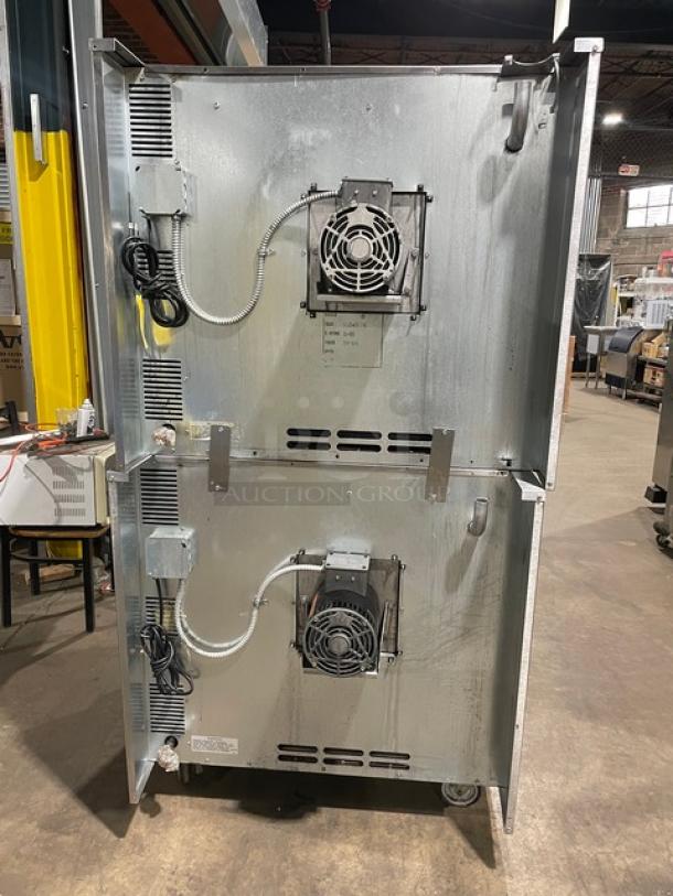 Sweet! Imperial Commercial Stainless Steel Natural Gas Powered Double Stacked Convection Oven! With Wire Oven Racks! On Casters! 2X Your Bid Makes One Unit! - Image 3 of 9