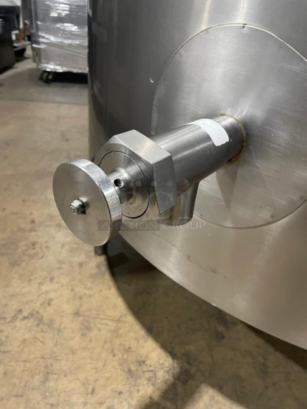 Legion Commercial Stainless Steel Natural Gas Powered Self Contained 125Gal. Stationary Steam Kettle! Model: LGB-125 SN: 140103! On Legs! Working When Removed! - Image 8 of 12