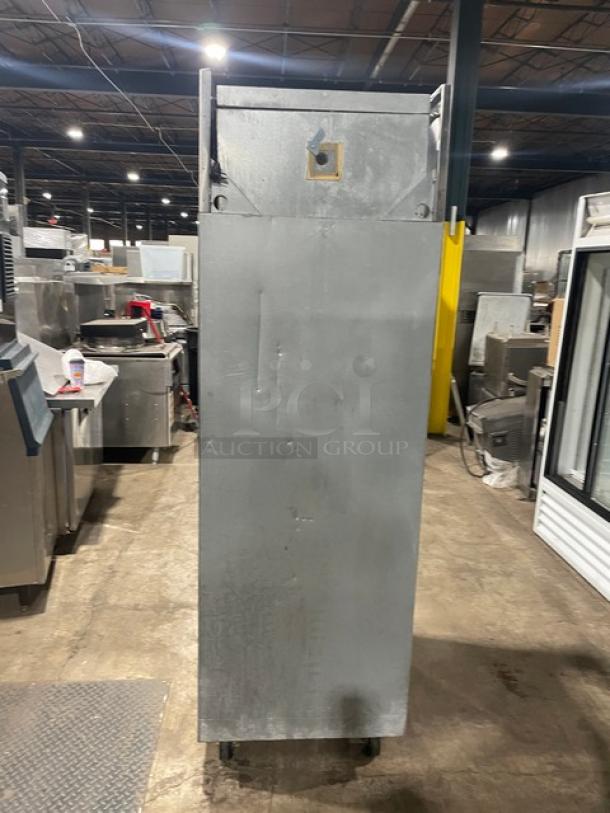 Delfield Commercial Stainless Steel Solid Half Door Single Section Reach-In Freezer! With Poly Coated Wire Racks! Model: 6125XL-SH SN: 1404152002368! 115V 1 Phase! On Casters! - Image 3 of 9