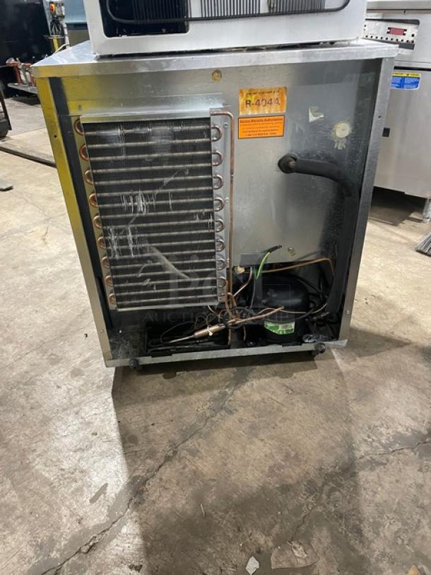 Delfield Commercial Stainless Steel Solid Single Door Undercounter Reach In Refrigerator! With Poly Coated Wire Rack! Model: 406CA-DD1 SN: 0808152000090! 115V 1 Phase! On Casters! - Image 3 of 8