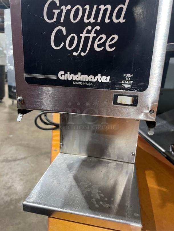 Grindmaster-Cecilware Commercial Stainless Steel Single Portion Control Coffee Grinder! With 6 lb Bean Hopper! Model: 190SS! 115V! - Image 6 of 8