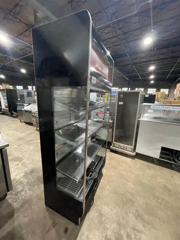 Hussmann Commercial Self-Contained Refrigerated Open Grab-N-Go Display Merchandiser Showcase! With 3 Adjustable Stainless Steel Shelves! Model: RGD-24D-72H-3-S/C! 208-240V 1 Phase! On Legs! - Image 2 of 8