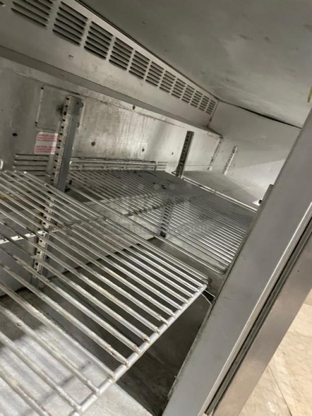 Beverage-Air Commercial Stainless Steel 3 Door Undercounter Refrigerator! With Poly Coated Wire Racks! Model: UCR72A! 115V 1 Phase! On Casters! - Image 6 of 8