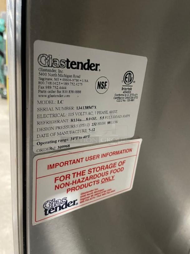 GlasTender Commercial Stainless Steel Refrigerated Lettuce Crisper! Model: LC SN: 134138547X! 115V 1 Phase! - Image 7 of 8