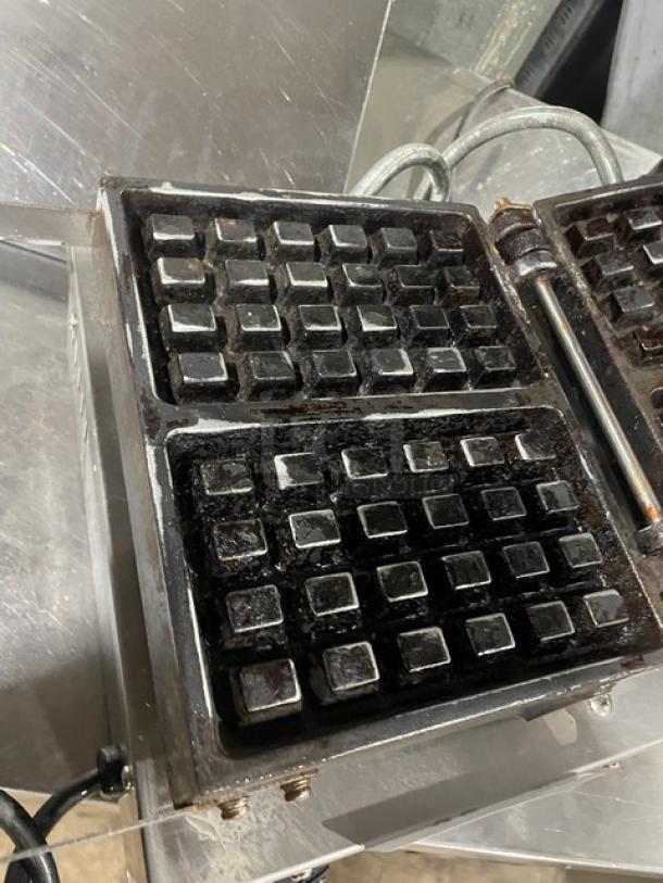 Carnival King Commercial Stainless Steel Countertop Single Brussels Style Belgian Waffle Maker! Model: 382WBS180 SN: CK-240276R-678! 120V! On Legs! - Image 7 of 10