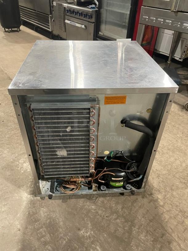 Delfield Commercial Stainless Steel Solid Single Door Reach In Undercounter Refrigerator! With Wire Rack! Model: 406-STAR4 SN: 1508152002859! 115V 1 Phase! On Casters! - Image 3 of 8