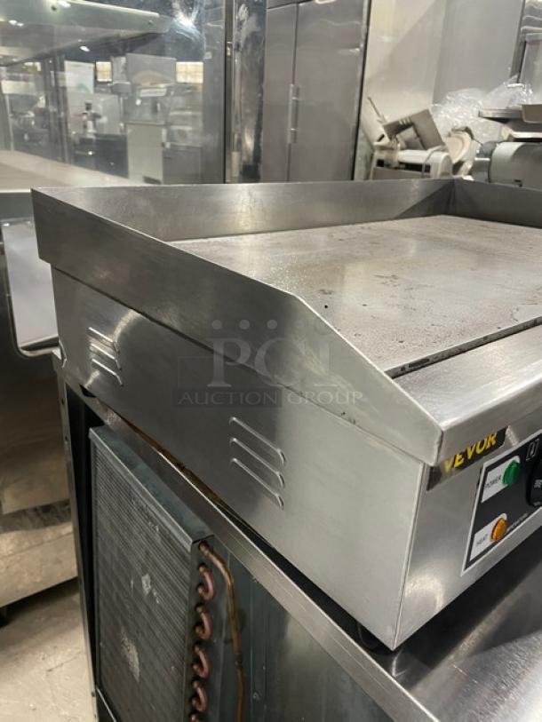 Vevor Commercial Stainless Steel Electric Powered Countertop Half-Flat Top Griddle! On Legs! - Image 3 of 10