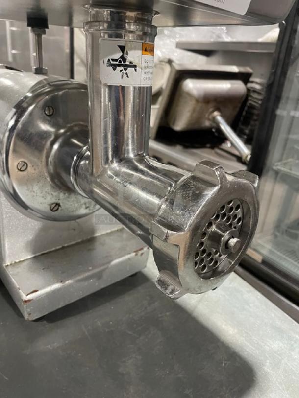Thunderbird Commercial Stainless Steel Electric Powered Food Chopper/Meat Grinder! Model: TB-300E SN: 211006822! 115V! - Image 6 of 9