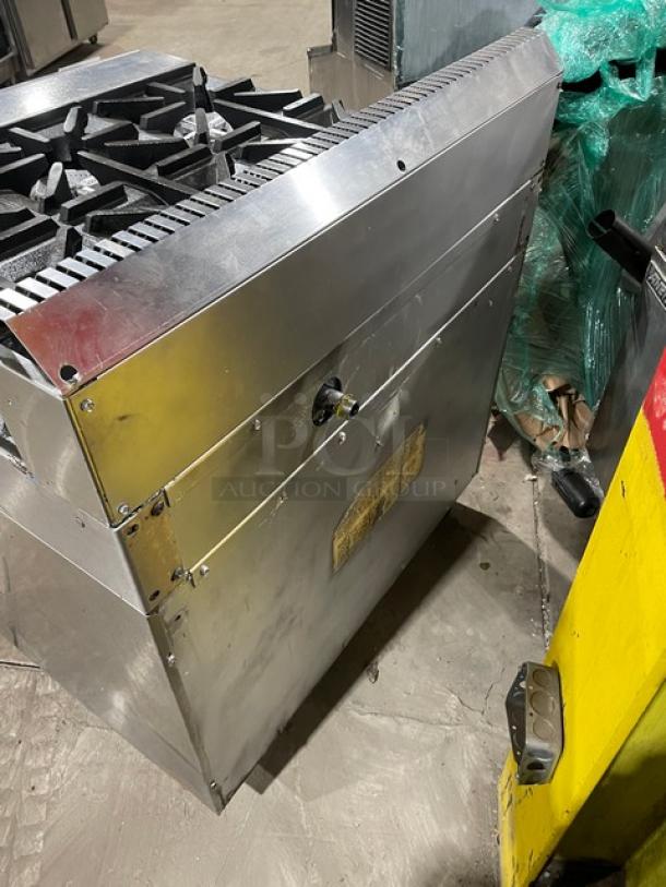 Garland/U.S. Range Cuisine Series Commercial Stainless Steel Natural Gas Powered Heavy Duty 6 Burner Range! With Full Size Oven Underneath! With Wire Oven Racks! Model: C836-6 SN: 1610100101444! On Casters! - Image 4 of 11