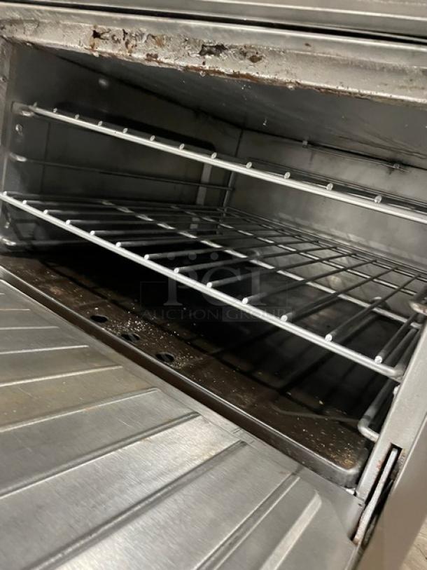 Garland/U.S. Range Cuisine Series Commercial Stainless Steel Natural Gas Powered Heavy Duty 6 Burner Range! With Full Size Oven Underneath! With Wire Oven Racks! Model: C836-6 SN: 1610100101444! On Casters! - Image 7 of 11
