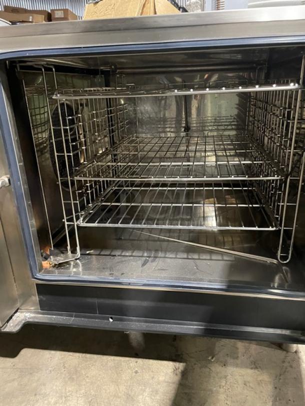 Electrolux Air-O-Convect Series Commercial Stainless Steel Natural Gas Powered Combi Convection Oven! With Wired Oven Racks! Model: AOS062GKP1 SN: 40510001! On Legs! - Image 5 of 7