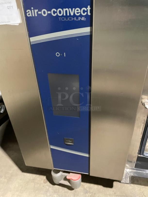 Electrolux Air-O-Convect Series Commercial Stainless Steel Natural Gas Powered Combi Convection Oven! With Wired Oven Racks! Model: AOS062GKP1 SN: 40510001! On Legs! - Image 6 of 7