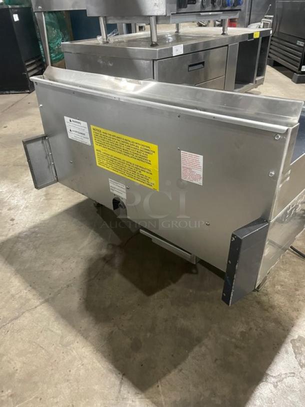 Brand New! Garland CG Series Commercial Stainless Steel Natural Gas Powered Mirror-Shine Polished Countertop Flat Griddle! With Back & Side Splashes! With Thermostatic Controls! On Legs! - Image 3 of 9