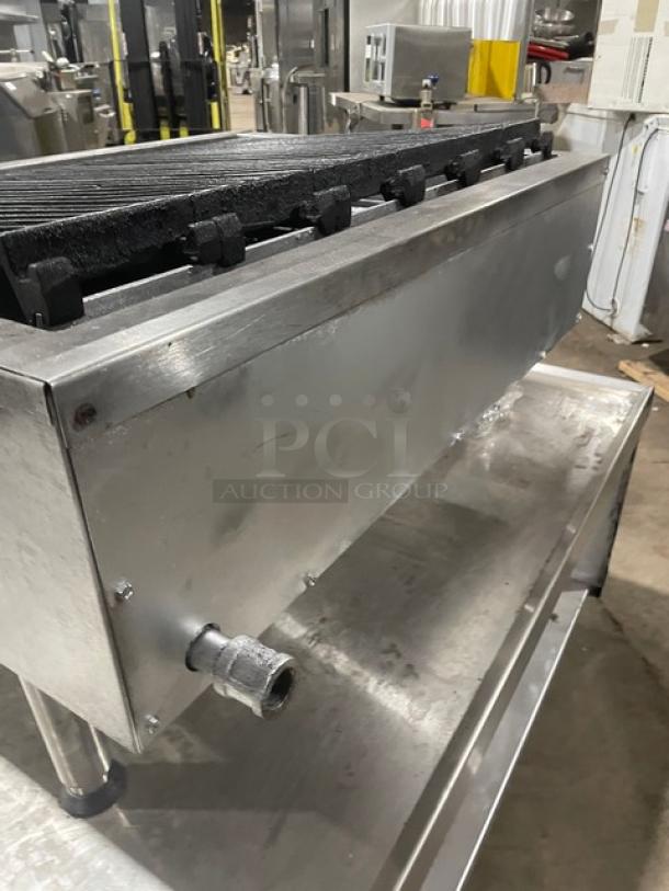 Imperial Range Commercial Stainless Steel Natural Gas Powered Countertop Charbroiler! On Legs! - Image 4 of 8