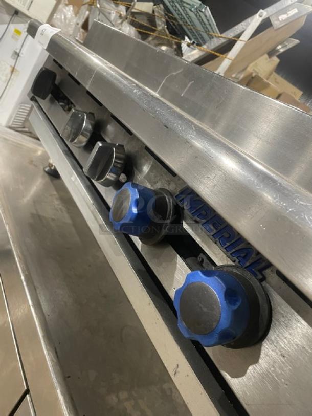 Imperial Range Commercial Stainless Steel Natural Gas Powered Countertop Charbroiler! On Legs! - Image 7 of 8