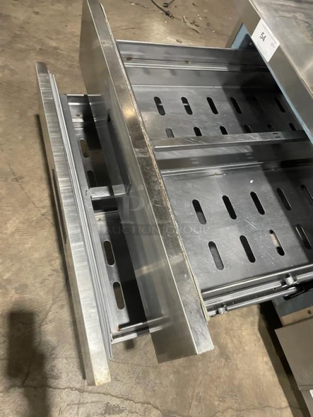 Delfield Commercial Stainless Steel Refrigerated 2 Drawer Chef Base! With Enclosed Type Dry Storage Space Underneath! Model: 17C52P SN: 1807150002576! 115V 1 Phase! On Casters! - Image 5 of 8