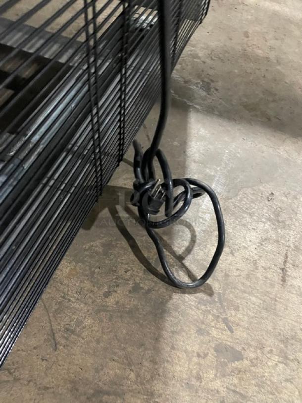 Blue Air Commercial Double Glass Door Reach In Freezer Merchandiser! With Poly Coated Racks! Model: BKGF49 SN: KGF49W-R06-0038! 115V 1 Phase! On Casters! - Image 10 of 10