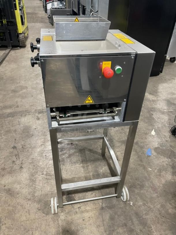 Janssen Commercial Stainless-Steel Heavy-Duty Pastry Forming Machine! On Stand With Rear Casters! Model: FF2500! 230V! - Image 3 of 12