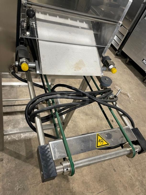 Janssen Commercial Stainless-Steel Heavy-Duty Pastry Forming Machine! On Stand With Rear Casters! Model: FF2500! 230V! - Image 5 of 12