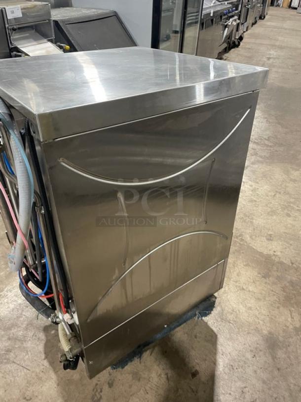 CMA Dishmachines Commercial Stainless Steel Undercounter High Temp Dishwasher! With Full Size Cup Rack! Model: 180UC SN: 220002! - Image 4 of 9