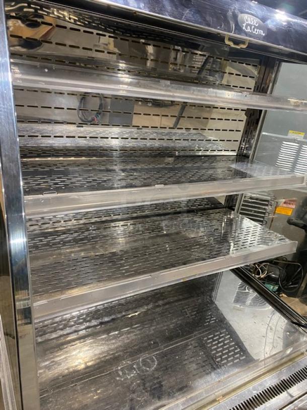 Omcan! Late Model! Commercial Stainless Steel Self Contained Refrigerated Open Grab-N-Go Display Merchandiser Showcase! With Adjustable Tier Shelves! Model: RS-CN-0380 SN: 4000480930523010! 110V! Working When Removed! - Image 6 of 8