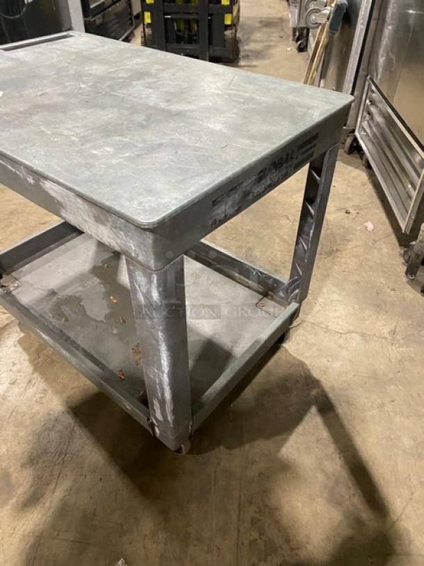 Global Commercial Industrial Grade 2 Tray Service/Utility Cart! On Casters! - Image 3 of 6