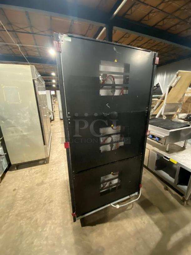 Like New! Flexeserve Nuttall Series Commercial 5 Tier Free Standing Heated Open Grab-N-Go Merchandiser Display Showcase! With Individual Temperature Controlled Tiers! Model: FXZNA10S5S-PR61 SN: 2118026956! 208/240V! On Casters! Working When Removed! - Image 4 of 8
