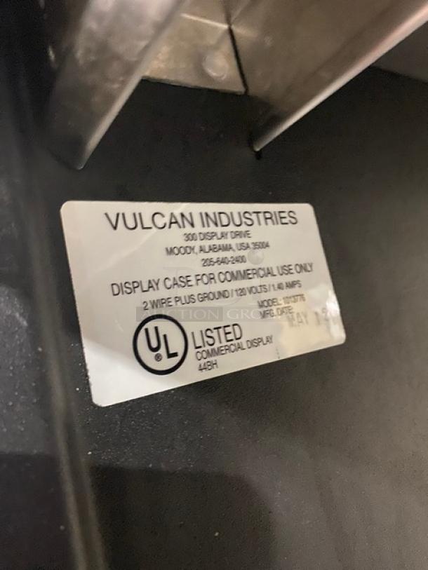 Vulcan Industries Commercial Open Lighted Donut/Bagel Bakery Display Merchandiser Showcase! Model: 1013776! 120V! On Castors! - Image 4 of 5
